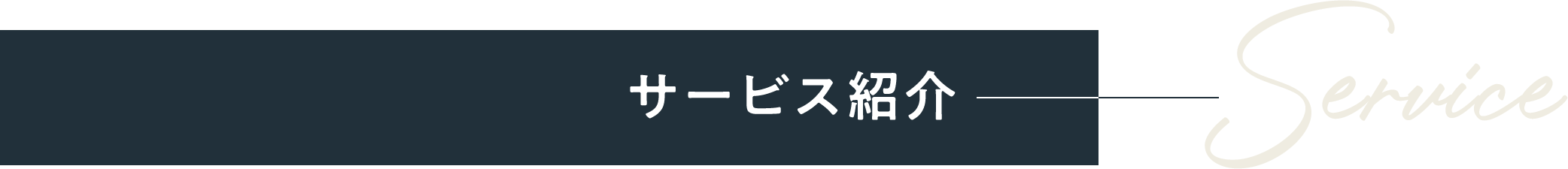 サービス紹介